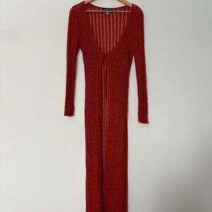 Urban Outfitters Ribbed Knit Duster – Longline Cardigan